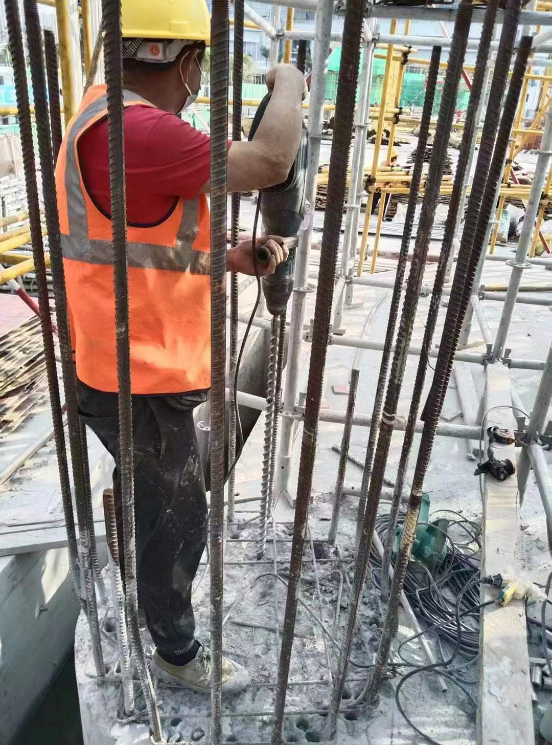 晋城增大截面法加固框架柱施工方案